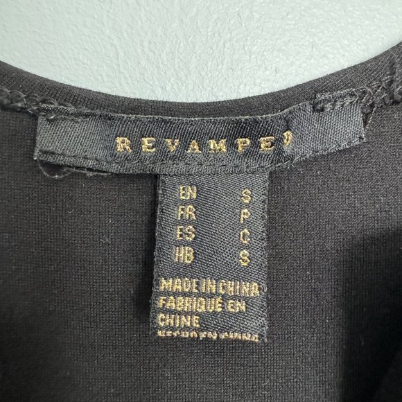 REVAMPED Perfect Little Black Mini Dress - Picture 3 of 3